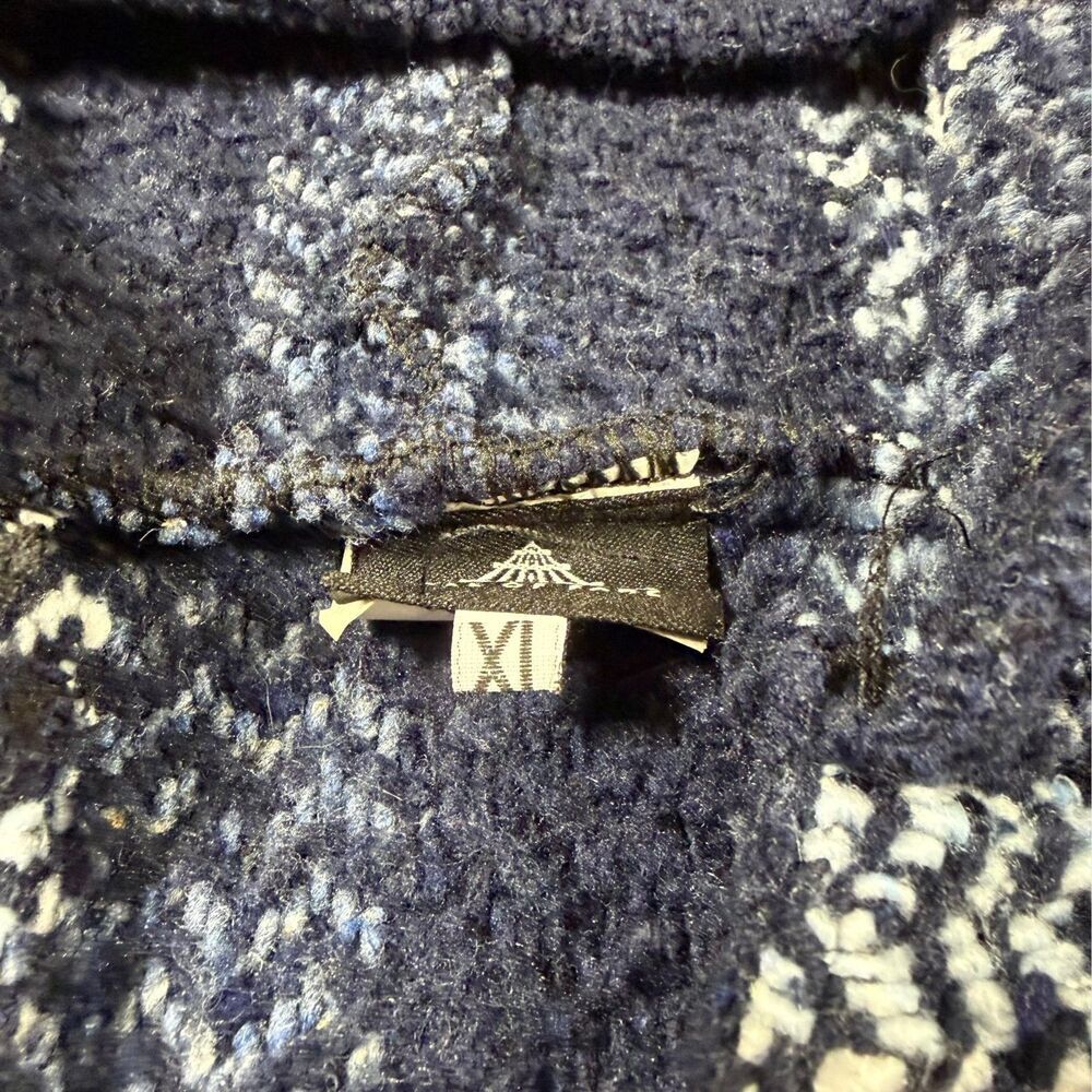 Grateful Dead Rock and Roll Hall of Fame Baja Hoodie XL Dancing Bear Drug Rug - Picture 10 of 15
